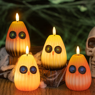 Halloween Pumpkin Owl LED Candle Light