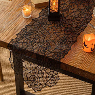 Halloween Spider Web Table Runner