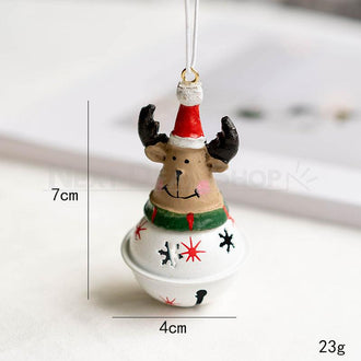 Hand Painted Christmas Bell Ornament