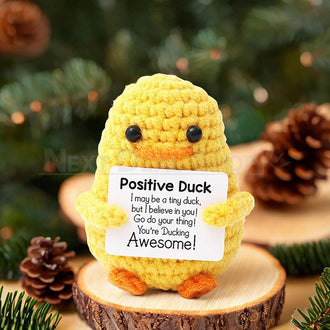 Handmade Crochet Positive Duck