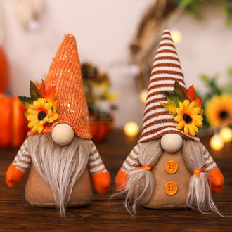 Handmade Sunflower Gnome Decoration
