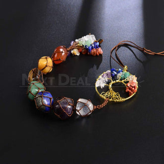 Healing Crystal Tree of Life Hanging Ornament