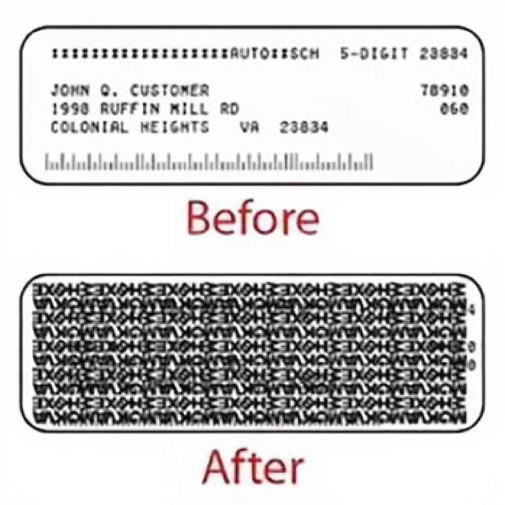 Identity Theft Protection Privacy Roller Stamp - Pink, Practical Anti Theft Security Confidential Document Redaction Tool for Home Office Use