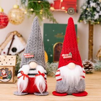 Knitted Christmas Gnome Decoration