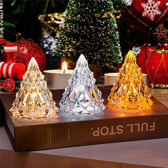LED Light Up Crystal Christmas Tree
