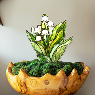 Lily of the Valley Flower Pot Decor