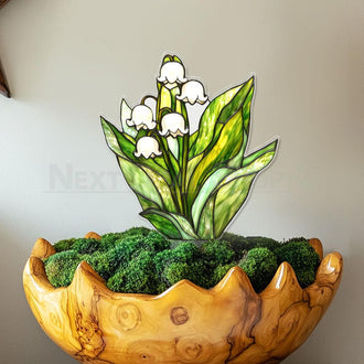 Lily of the Valley Flower Pot Decor