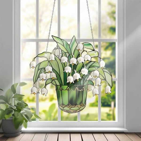 Lily of the Valley Hanging Suncatcher-Next Deal Shop-Next Deal Shop