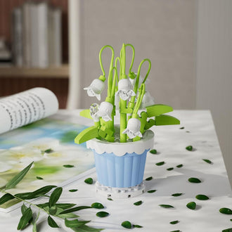 Lily of the Valley Potted Plant Building Blocks