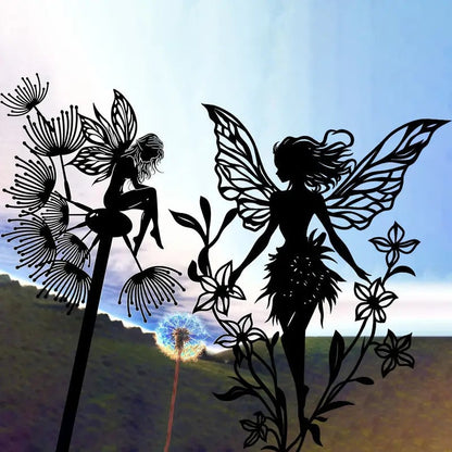 Metal Flower Fairy Silhouette Garden Decor-Next Deal Shop-Next Deal Shop