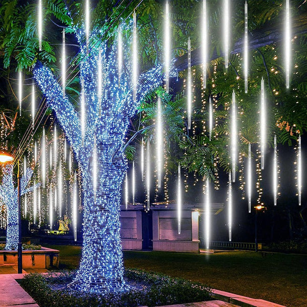 Meteor Snow Fall LED Lights - Easy Extendable Upgraded Version