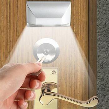Motion Sensor LED Light for Door Lock - Home Entry Door Daily Practical Accessory Lighting