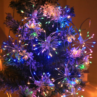 Multicolor LED Starburst String Lights