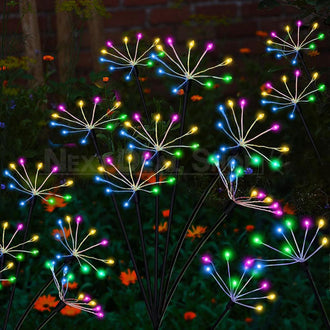 Multicolor Solar Powered Starburst Stake Light