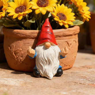 Naughty Garden Gnome Figurine