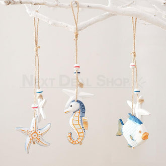 Nautica Wooden Hanging Ornament