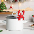 Novelty 2 in 1 Silicone Crab Design Spoon Rest & Steam Releaser  -  Kitchen Counter Accessory