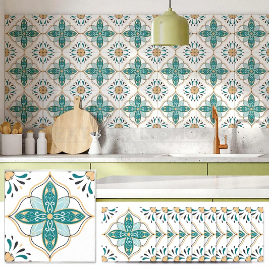 Peel & Stick Backsplash Tile Stickers - 10 Pack, Practical Self-Adhesive Wall Decal for Kitchen