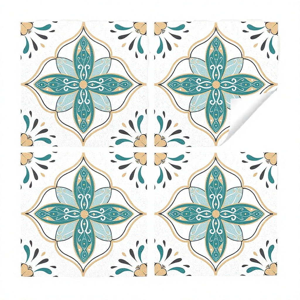 Peel & Stick Backsplash Tile Stickers - 10 Pack, Practical Self-Adhesive Wall Decal for Kitchen