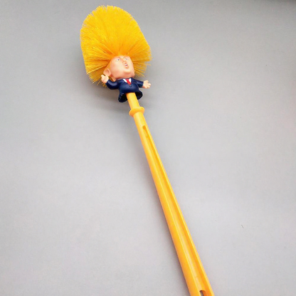 Playful Novelty Toilet Brush - Make Your Toilet Great Again Funny Bathroom Cleaning Accessory