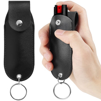 Portable Leather Pepper Spray Holder