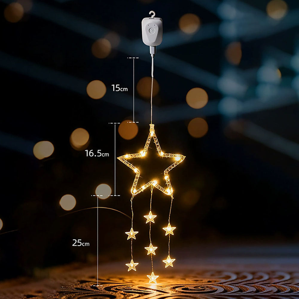 Rechargeable Warm White LED Star Window Light-View 4-Next Deal Shop