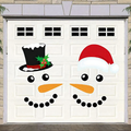 Reflective Christmas Magnet Ornament Set - Holiday Fridge & Garage Door Decor