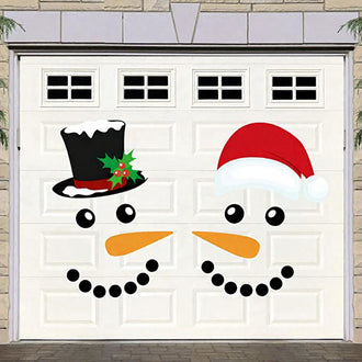 Reflective Christmas Magnet Ornament Set - Holiday Fridge & Garage Door Decor
