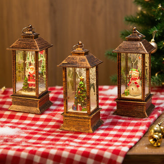 Retro LED Christmas Lantern