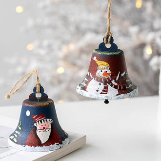 Rustic Christmas Hanging Bell