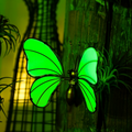 Glow in the Dark Green Butterfly Pot Hugger - Garden Yard Planter Edge Decor