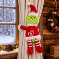 Naughty Christmas Curtain Tieback - Home Xmas Holiday Festive Decor