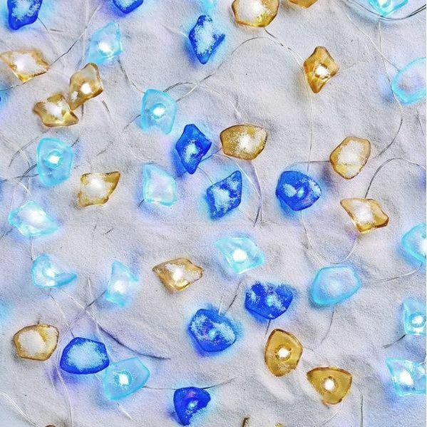 Sea Glass Decorative Lights (w/ Remote Control)-View 1-Next Deal Shop