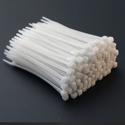Self Locking Nylon Zip Ties - 100 Pcs, 3.9 Inch, String Lights Garden Plant Support Wire Cable Management