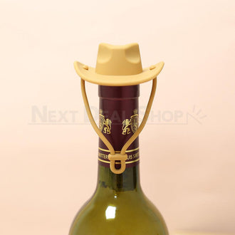 Silicone Cowboy Hat Wine Bottle Stopper