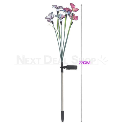 Solar Powered Butterfly Garden Stake Light-View 6-Next Deal Shop