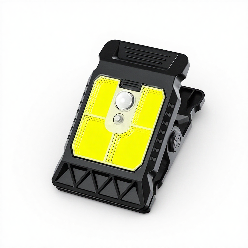Solar Powered Clip On Motion Sensor LED Light - Weatherproof Outdoor Patio Garden Lighting