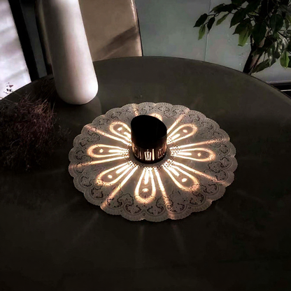 Solar Powered Color Changing Flower LED Wall Light - Weatherproof Outdoor Patio Exterior Lighting