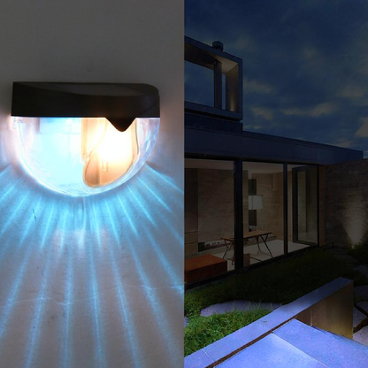 Solar Powered Color Changing Sunbeam Pattern Light - 2 Pack, Weatherproof Yard Garden Patio Outdoor Decor Lighting