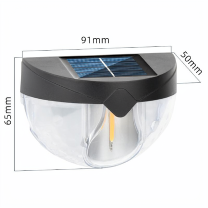 Solar Powered Color Changing Sunbeam Pattern Light - 2 Pack, Weatherproof Yard Garden Patio Outdoor Decor Lighting