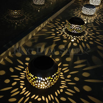 Solar Powered Decorative Iron Lamp