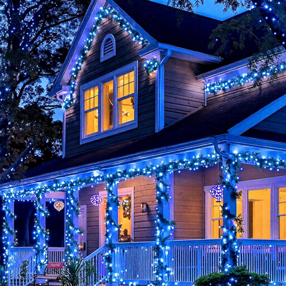 Solar Powered Fairy LED String Lights - Weatherproof Outdoor Holiday Garden Party Decor Lighting