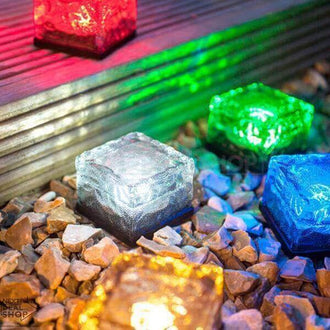 Solar-Powered Heavy Duty Brick Path Light - Heavy Duty Outdoor Lights!