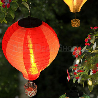 Solar Powered Hot Air Balloon Lantern