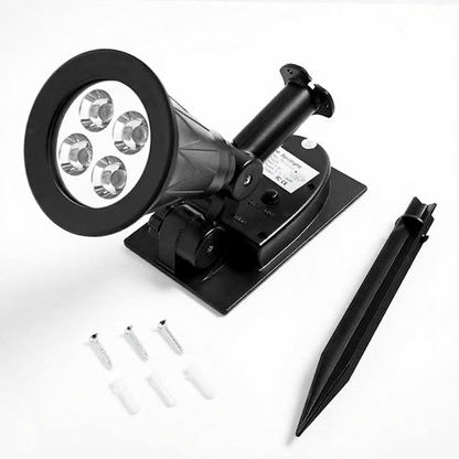 Solar Powered LED Blacklight - Weatherproof Outdoor Yard Garden Lighting