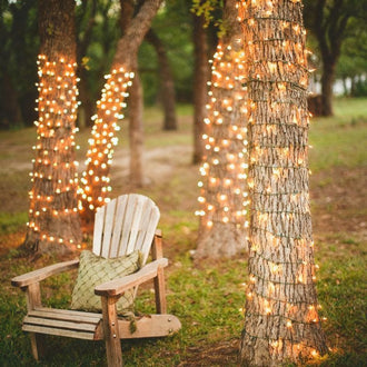 Solar-Powered LED Fairy Lights