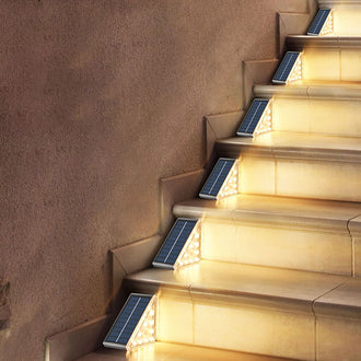 Solar Powered LED Outdoor Step Light