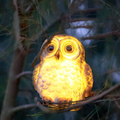 Solar Powered LED Owl Statue - Weatherproof Yard Lawn Flower Bed Outdoor Garden Landscape Ornament Decor Lighting