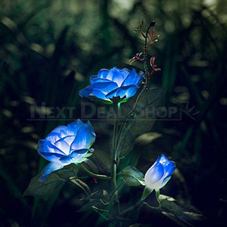 Solar Powered LED Rose Stake