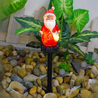 Solar Powered LED Santa Claus Stake Light